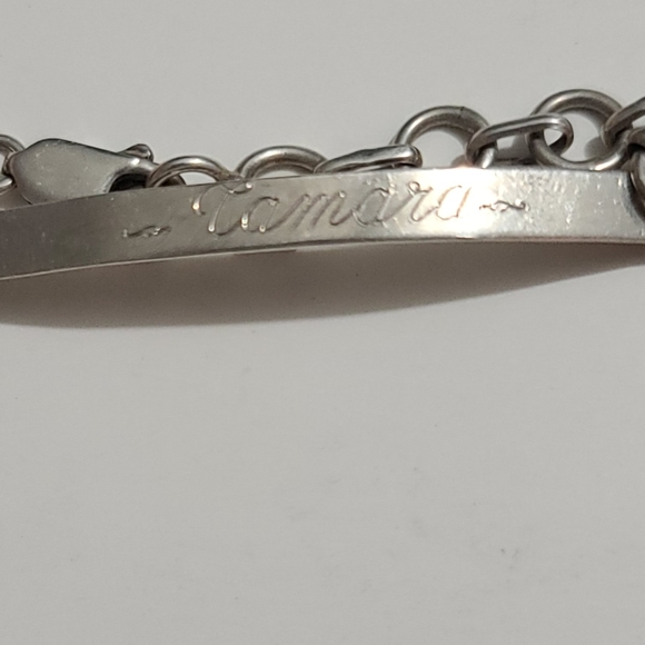 980 Stamp Bracelet Name Tamara Engraved - Picture 2 of 5